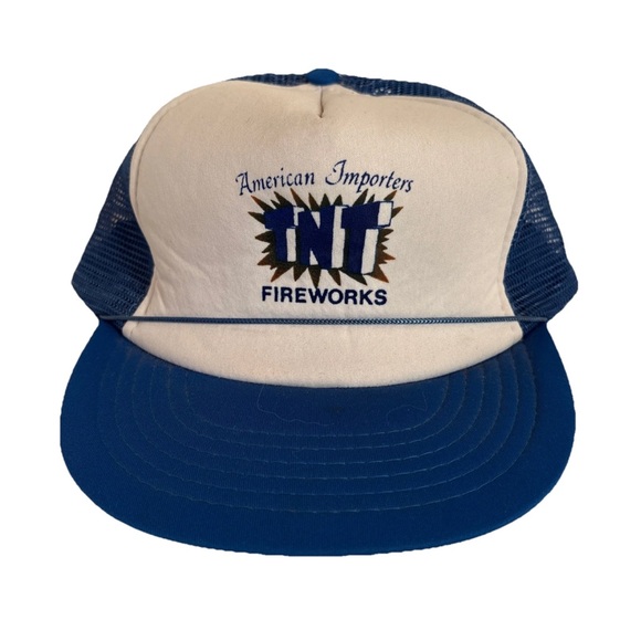 Casquette Trucker Vintage Gulf - Couleur Bleu Marine Et Blanc, Taille L, Occasion Très Bon état